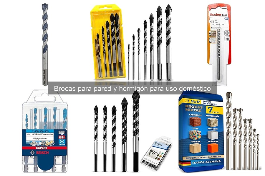 Las brocas más duraderas para pared y hormigón