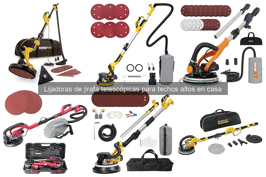 Lijadoras de Jirafa Telescópicas vs. Convencionales: ¿Cuál Elegir?