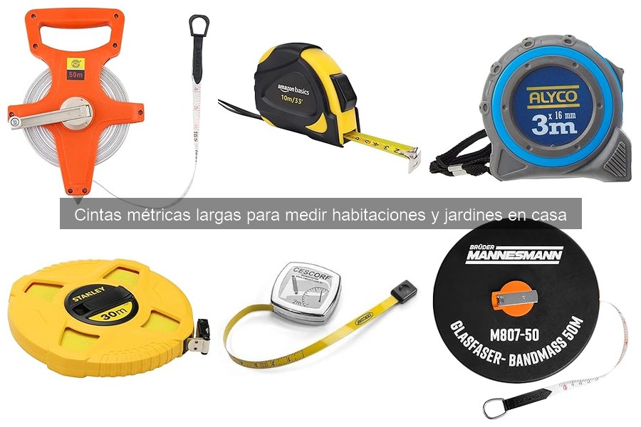 Longitud ideal de cintas métricas largas para tu hogar