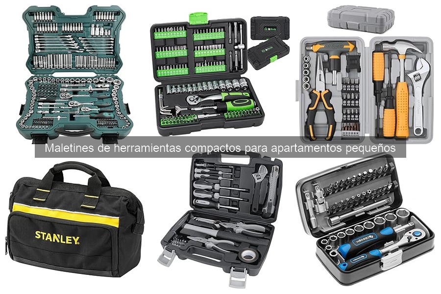 Maletines de herramientas compactos: ideales para apartamentos