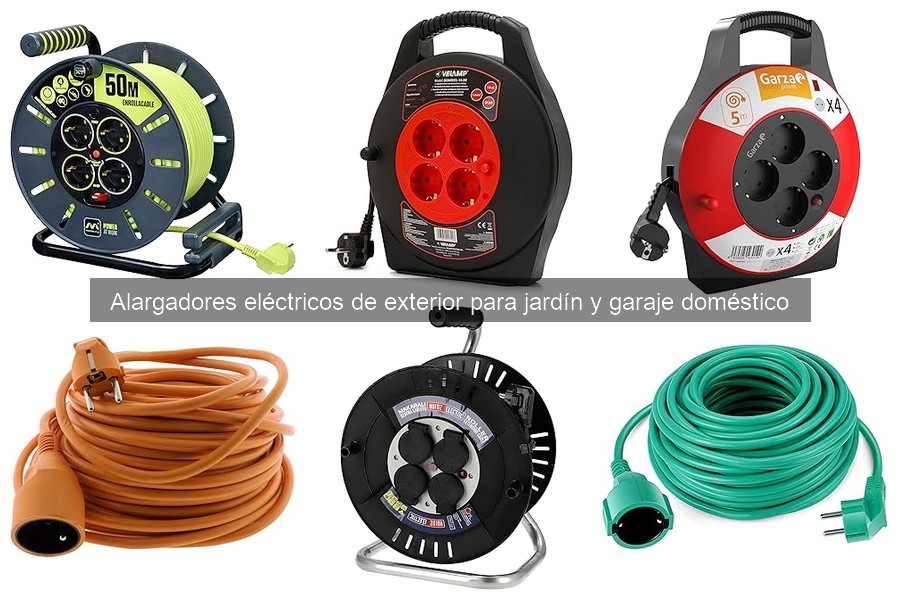 Mantenimiento de alargadores eléctricos para jardín