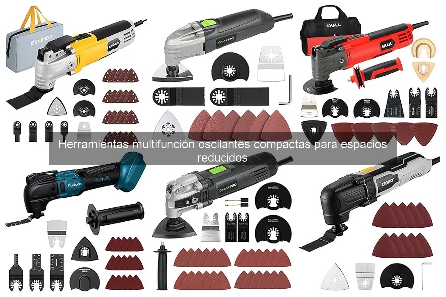 Mantenimiento de herramientas multifunción oscilantes compactas