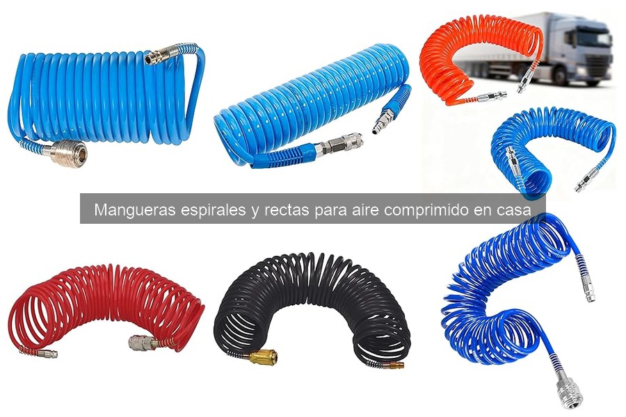 Mantenimiento de mangueras espirales vs rectas para aire