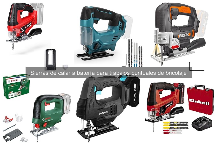 Mantenimiento de sierras de calar a batería para bricolaje