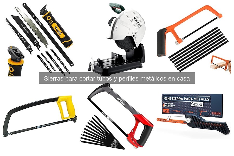 Mantenimiento de sierras para cortar tubos y perfiles metálicos