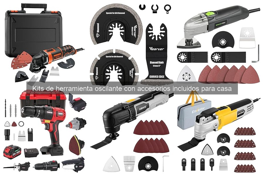 Mantenimiento de un kit de herramientas oscilantes en casa