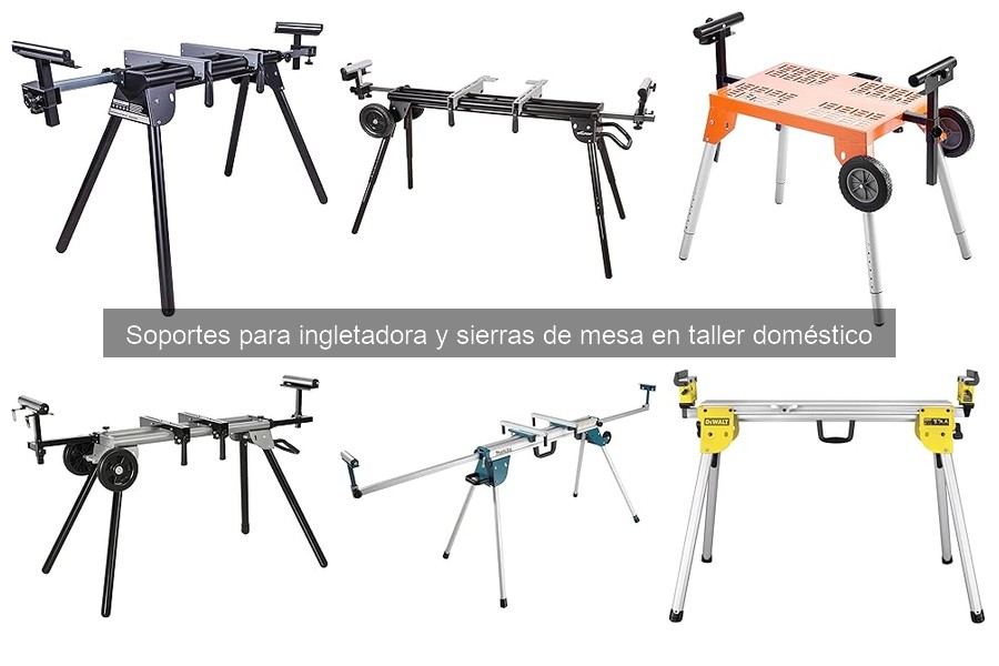Mantenimiento eficaz de soportes para ingletadora y sierras de mesa