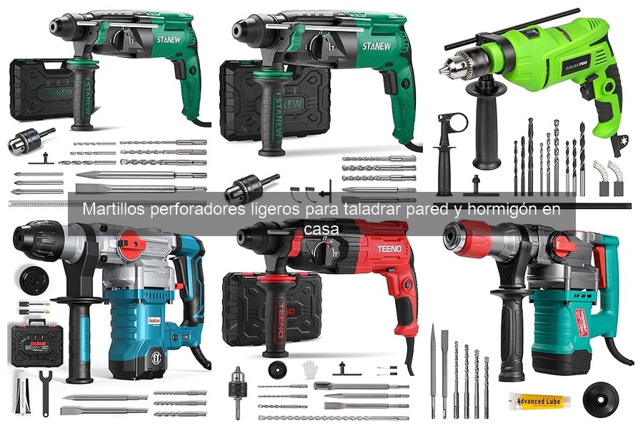 Mantenimiento y cuidado de martillos perforadores ligeros