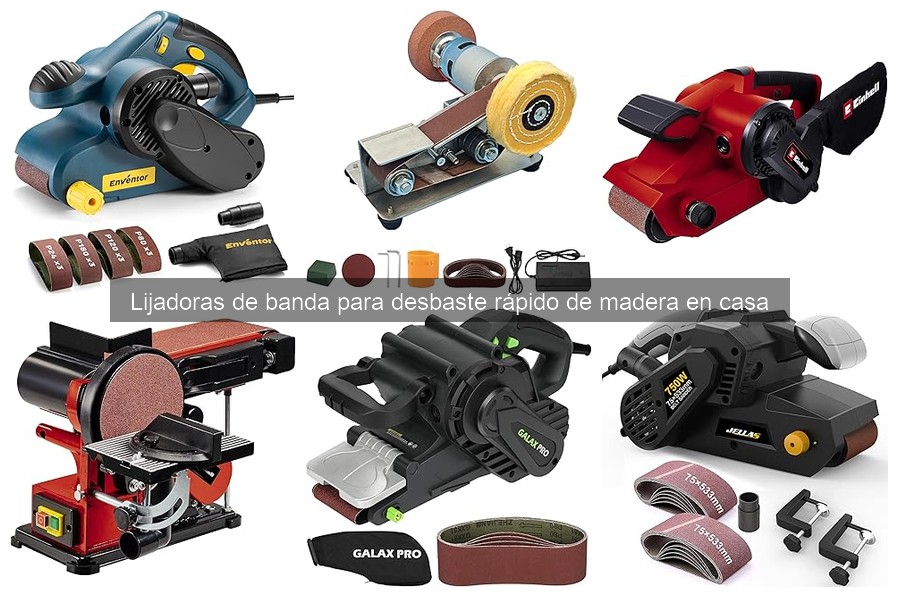Mantenimiento y limpieza de lijadoras de banda en casa