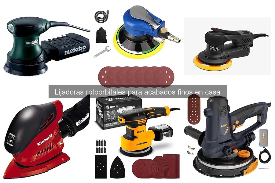 Mantenimiento y limpieza de lijadoras rotoorbitales en casa