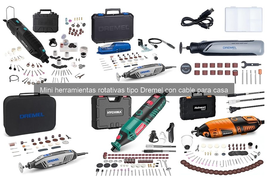Mantenimiento y limpieza de mini herramientas rotativas Dremel