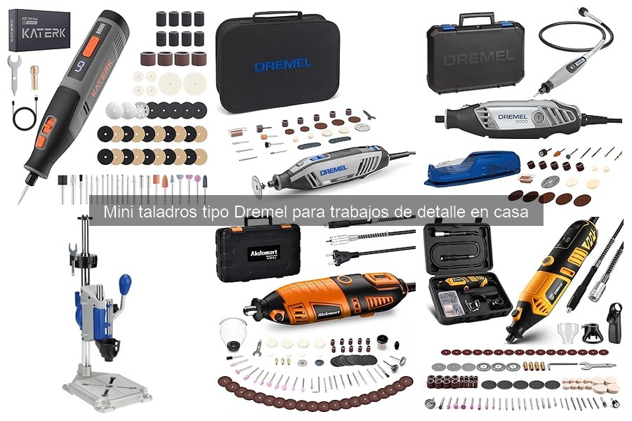 Mantenimiento y limpieza de mini taladros tipo Dremel