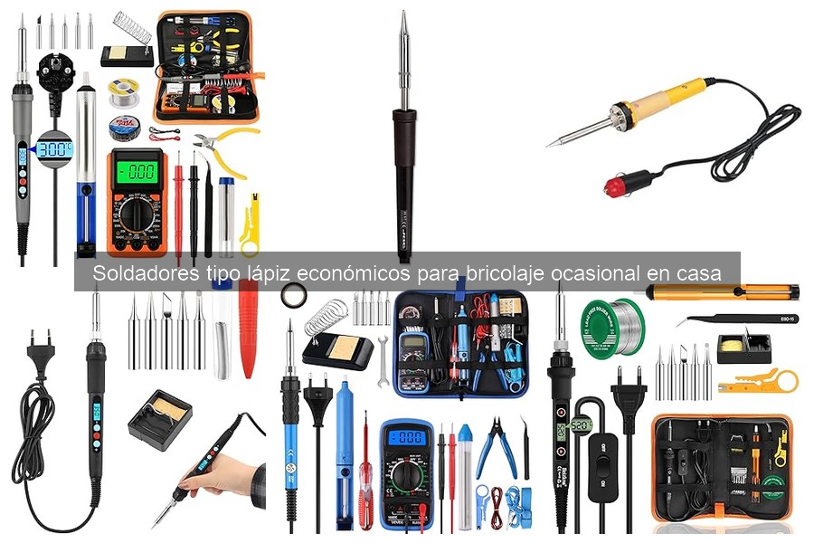 Mantenimiento y limpieza de soldadores tipo lápiz para bricolaje