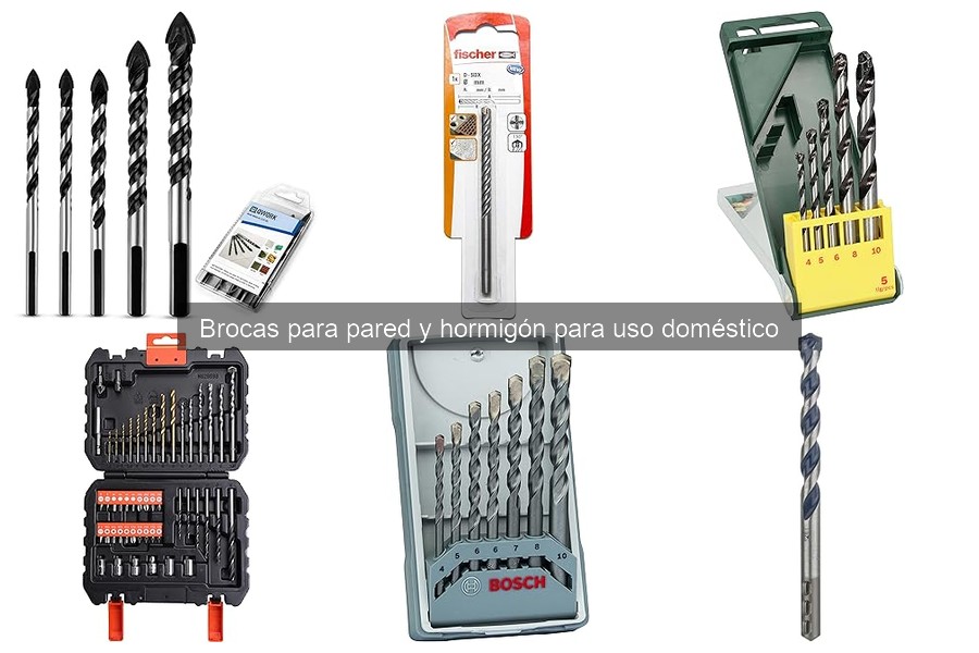Medidas de seguridad al usar brocas para pared y hormigón