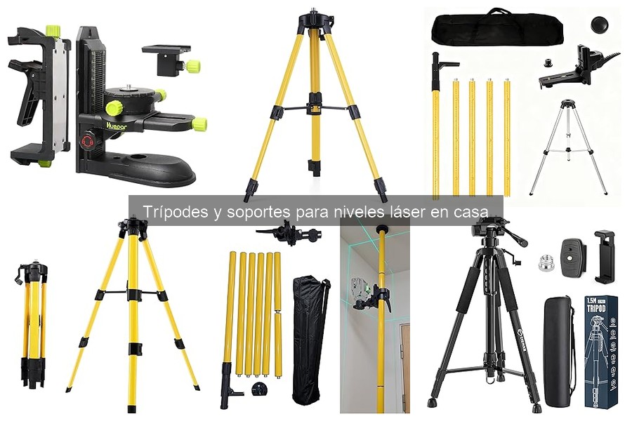 Mejores accesorios para trípodes de niveles láser