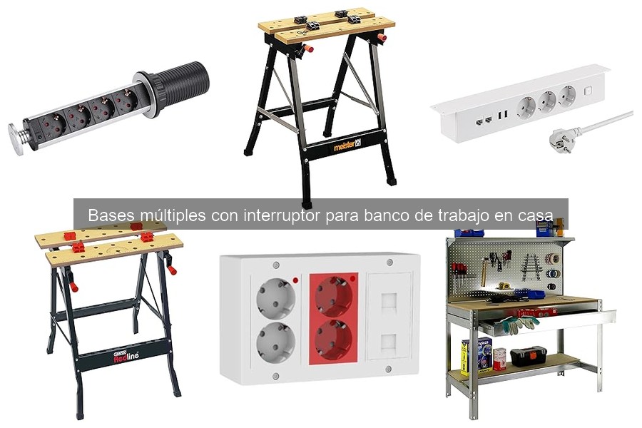 Mejores bases múltiples con interruptor para tu taller