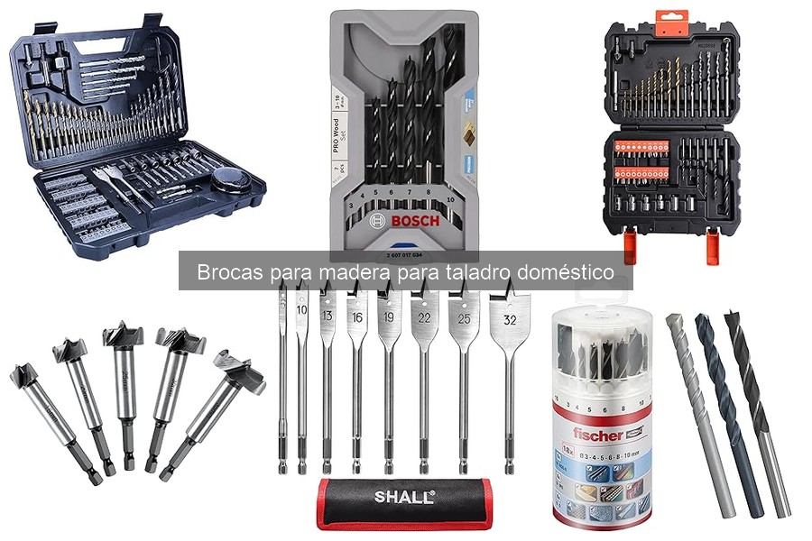 Mejores brocas para madera para taladro doméstico