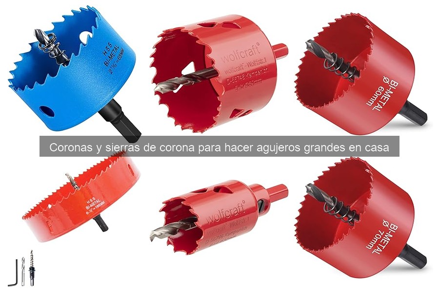 Mejores coronas y sierras de corona para bricolaje en casa