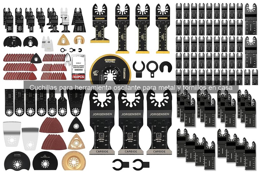 Mejores cuchillas para herramientas oscilantes para metal