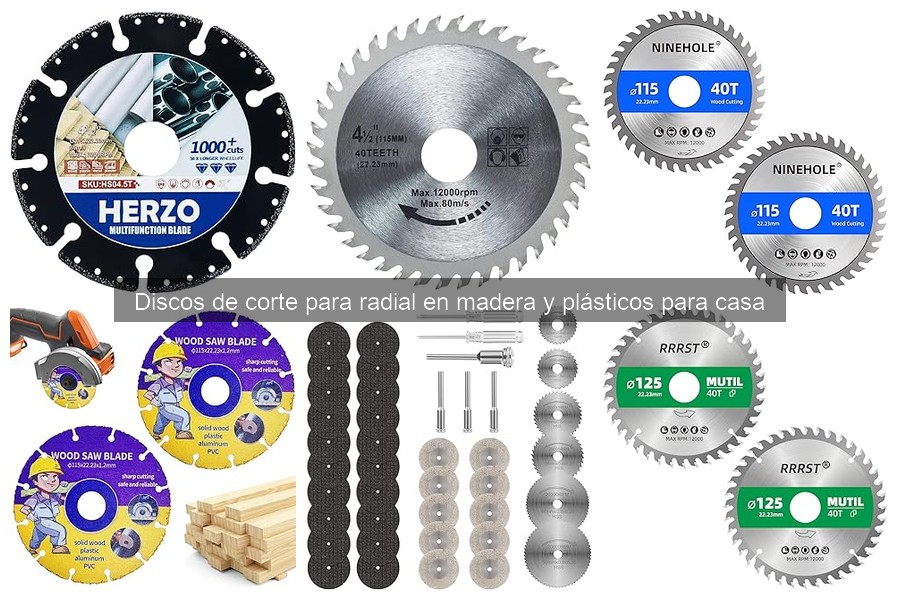 Mejores discos de corte para radial en madera para bricolaje