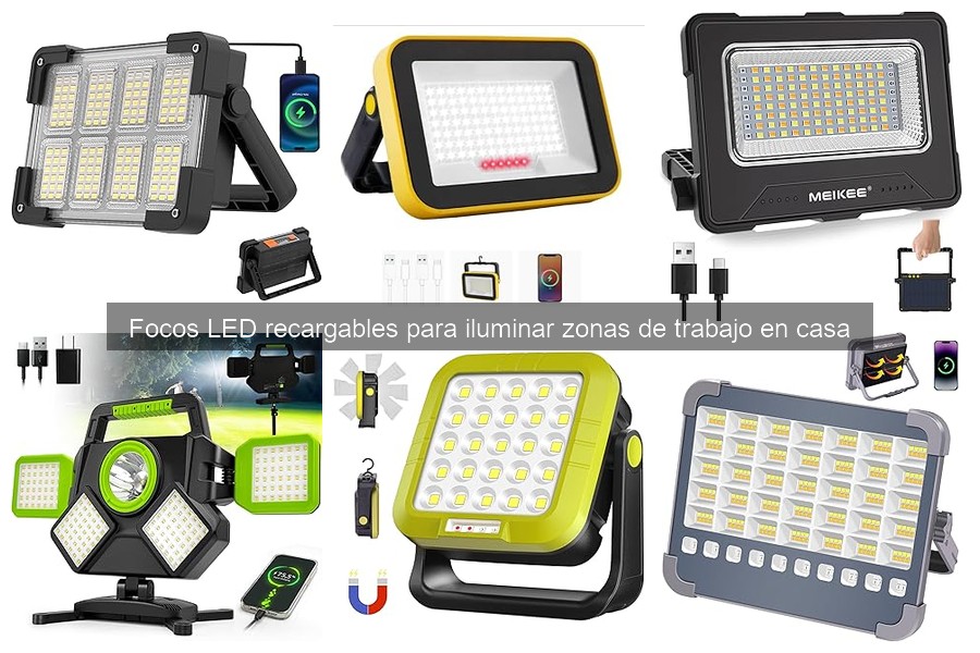 Mejores focos LED recargables para talleres domésticos