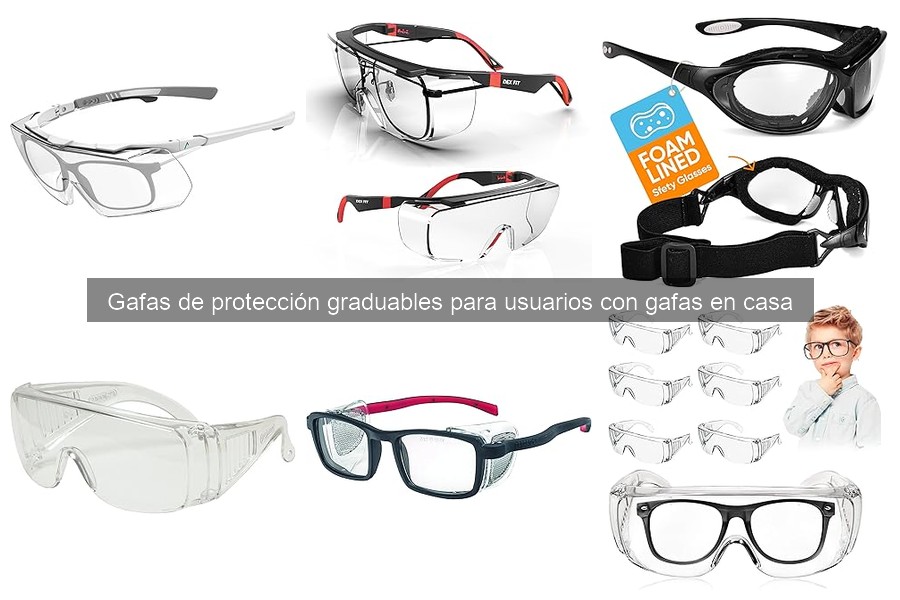 Mejores gafas de protección graduables para usuarios de gafas