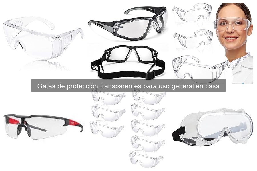 Mejores gafas de protección transparentes para bricolaje en casa