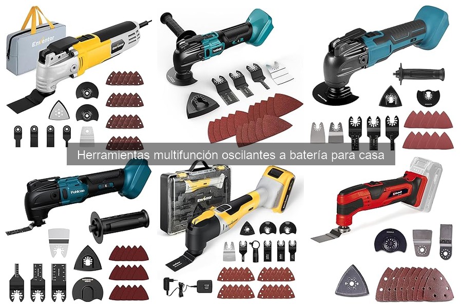 Mejores herramientas multifunción oscilantes a batería para principiantes