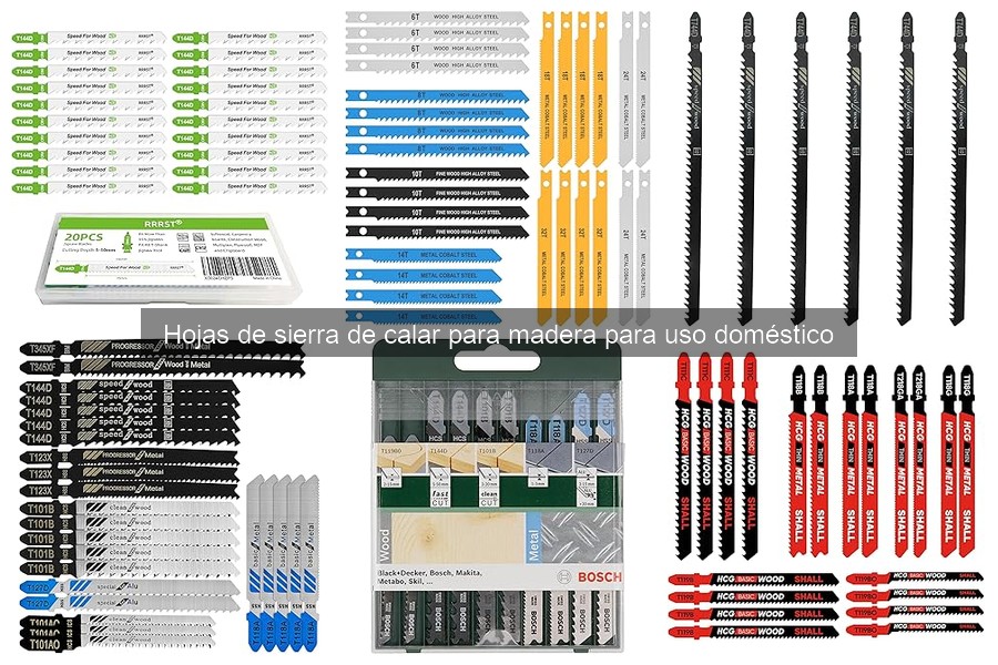 Mejores hojas de sierra de calar para bricolaje en casa