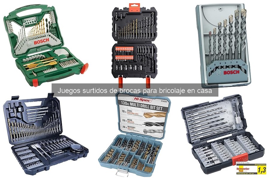 Mejores juegos de brocas para principiantes en bricolaje