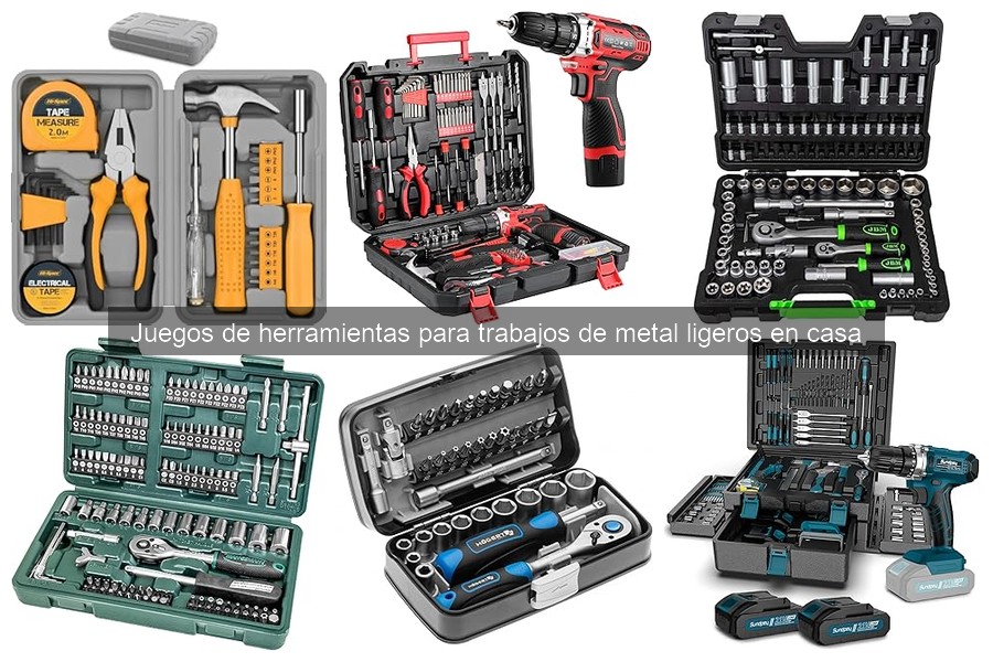Mejores juegos de herramientas para trabajos de metal en casa