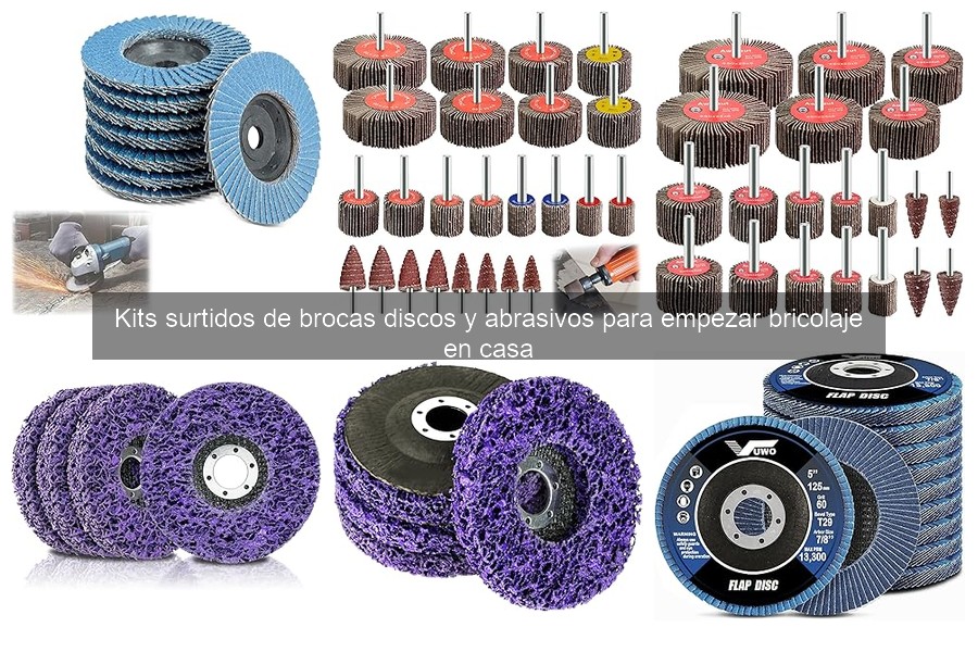 Mejores kits de brocas y discos para principiantes en bricolaje