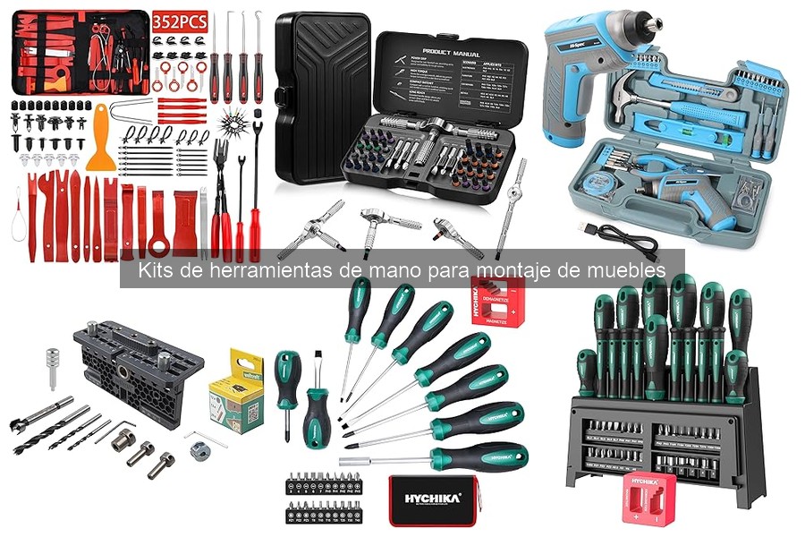 Mejores kits de herramientas de mano para montar muebles 2023