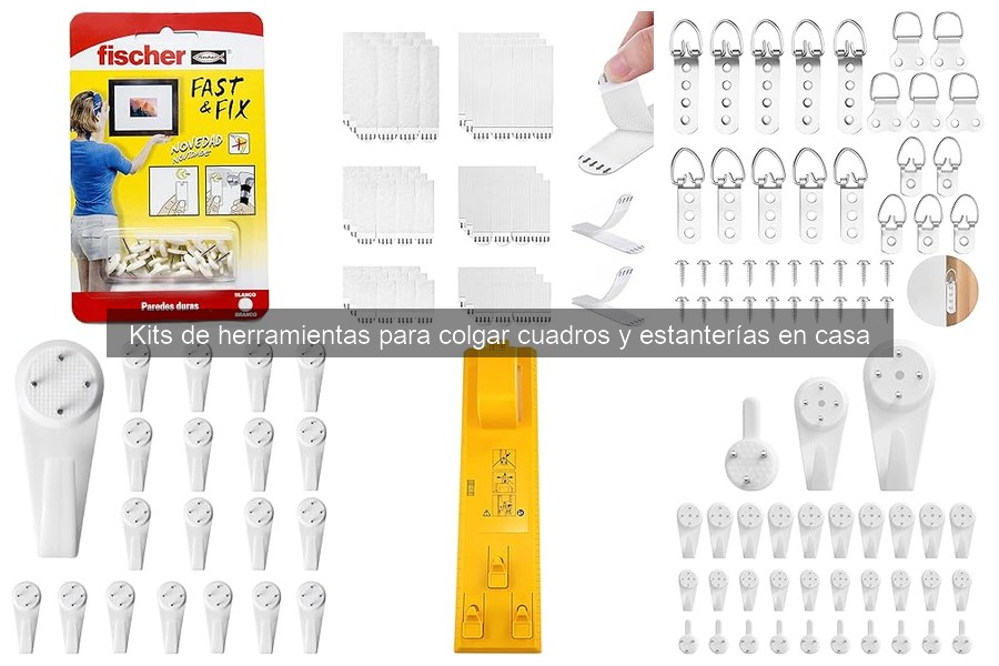 Mejores kits de herramientas para colgar cuadros y estanterías