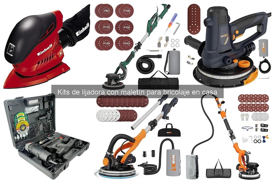 Mejores kits de lijadora con maletín para principiantes