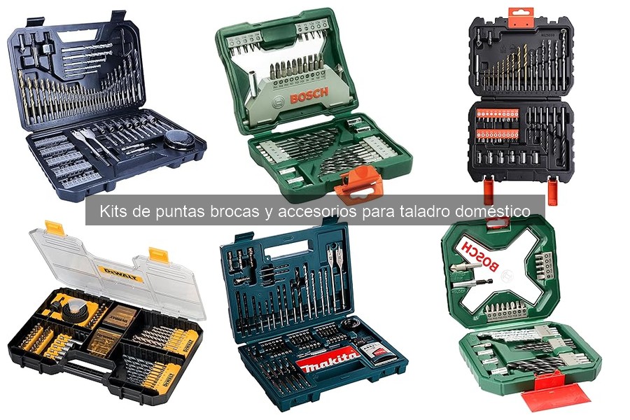 Mejores kits de puntas y brocas para taladro doméstico