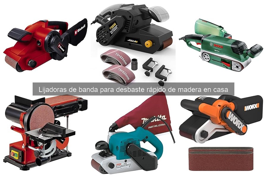 Mejores lijadoras de banda para bricolaje en casa