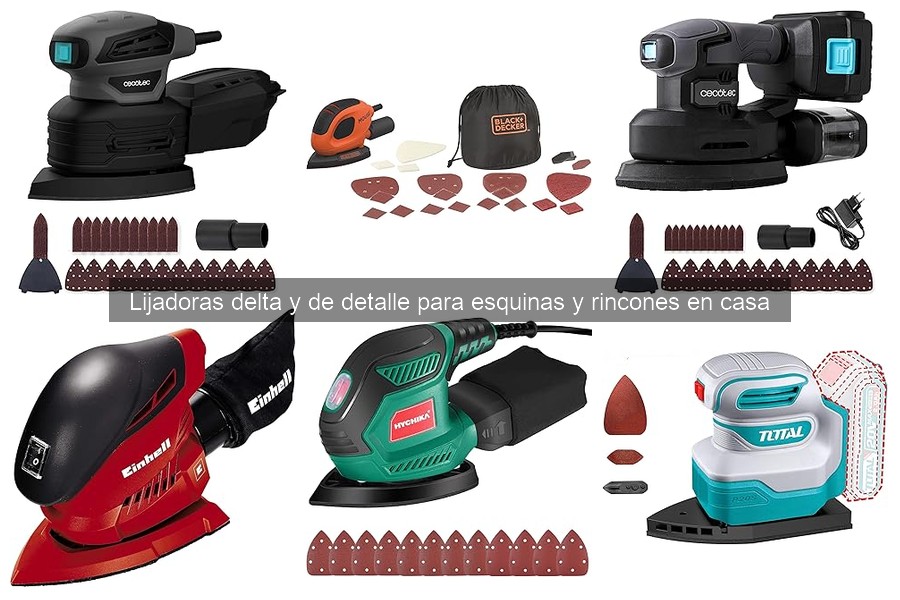 Mejores lijadoras delta para principiantes: comparativa 2023