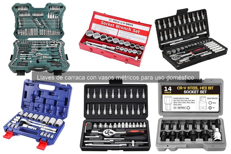 Mejores llaves de carraca con vasos métricos para bricolaje