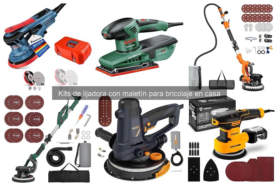 Mejores lugares para comprar kits de lijadora con maletín