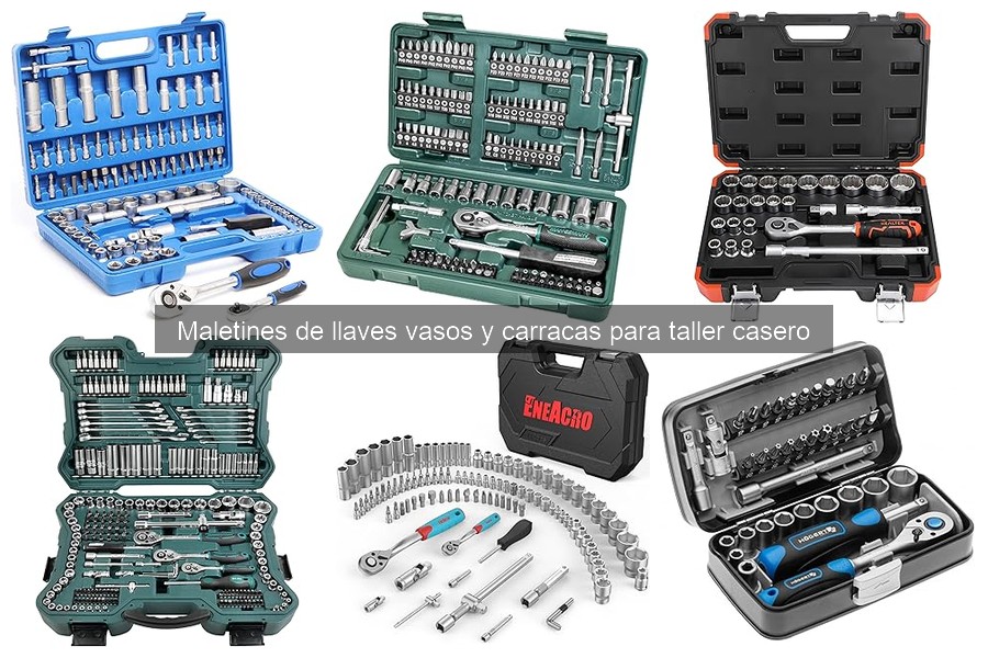 Mejores maletines de llaves vasos y carracas para bricolaje