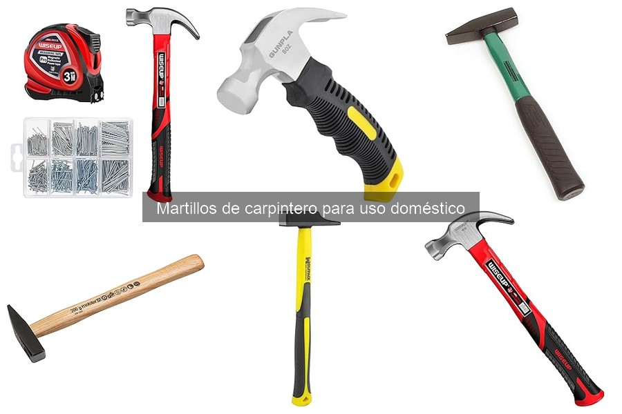 Mejores martillos de carpintero según opiniones de usuarios
