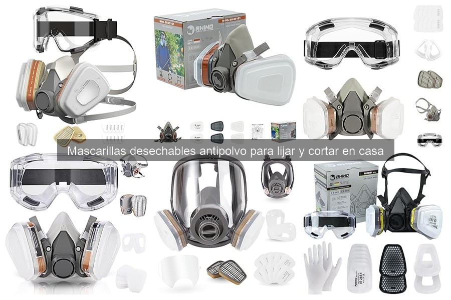 Mejores mascarillas desechables antipolvo para lijar y cortar