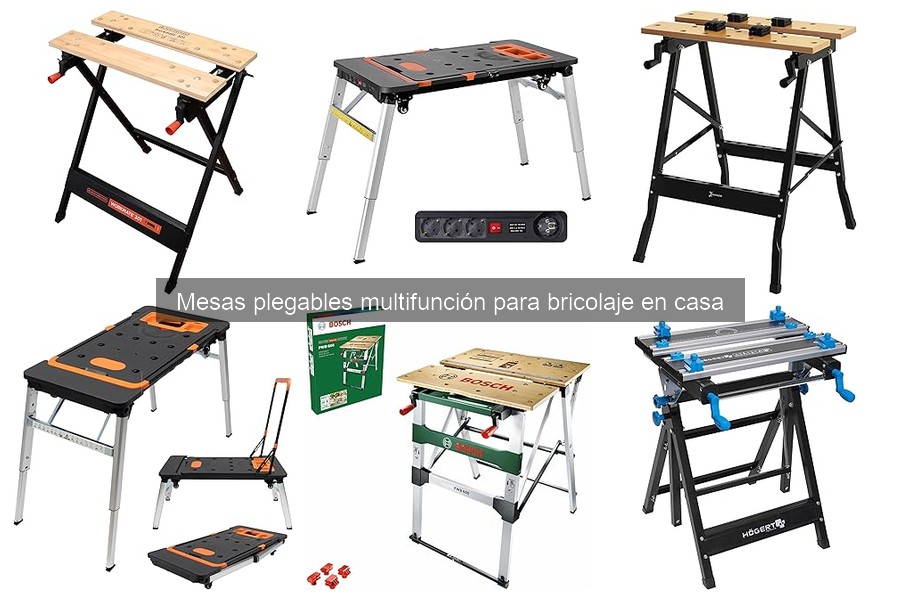 Mejores mesas plegables multifunción para bricolaje en casa