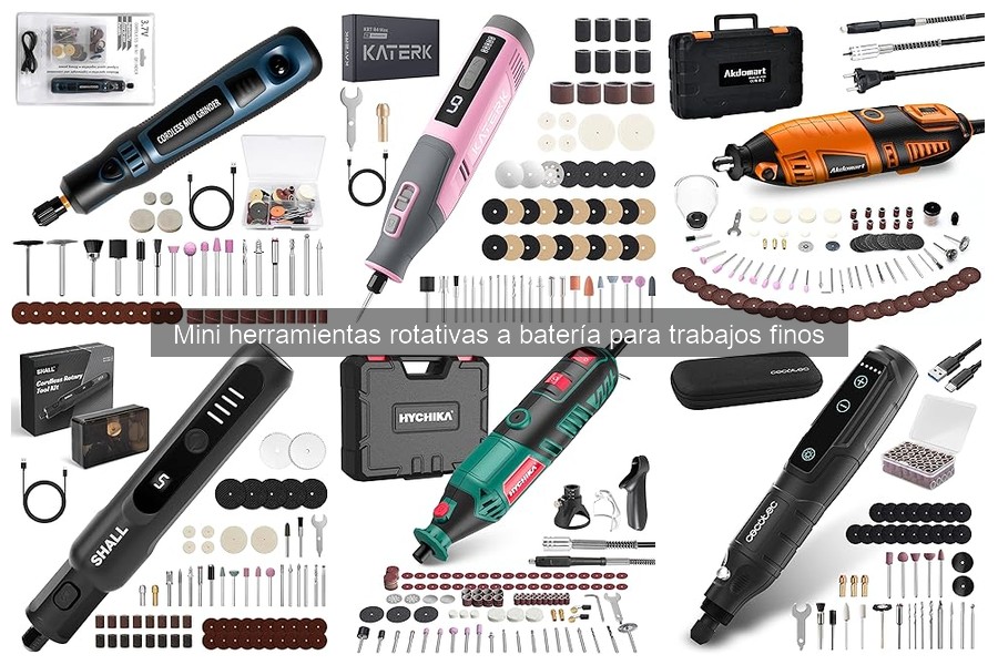 Mejores mini herramientas rotativas a batería para trabajos finos