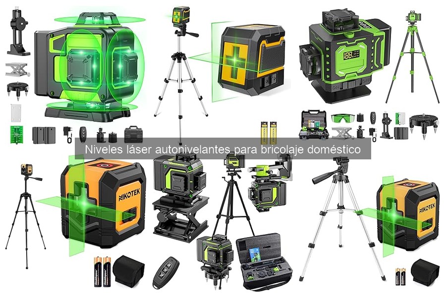 Mejores niveles láser autonivelantes para bricolaje en casa