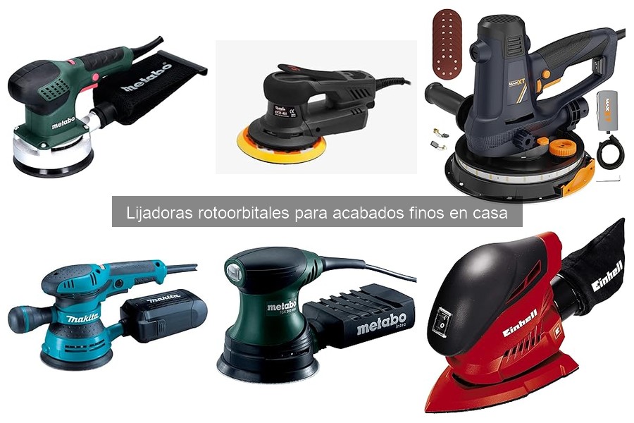 Mejores ofertas de lijadoras rotoorbitales para acabados finos