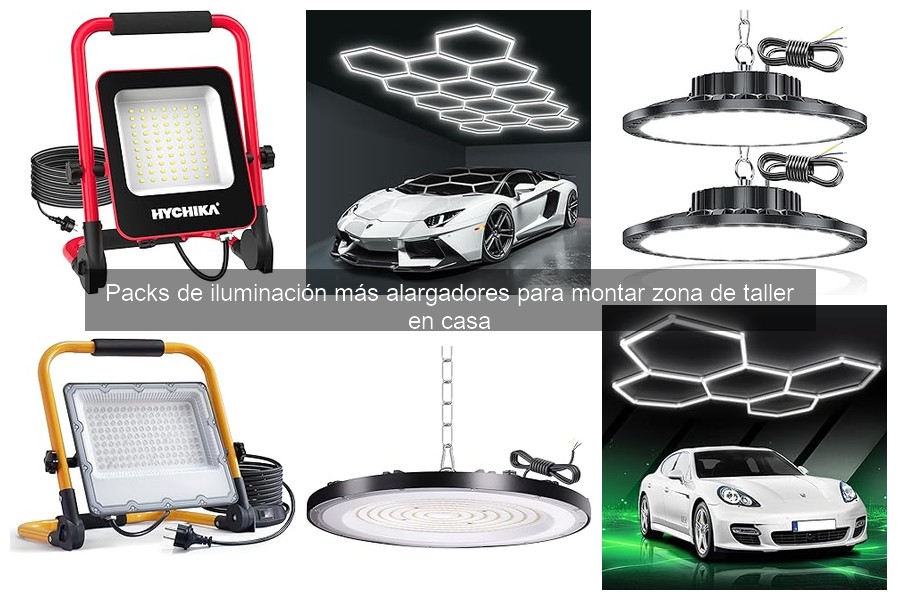 Mejores packs de iluminación para tu taller de bricolaje