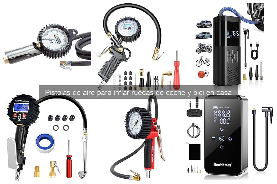 Mejores pistolas de aire para inflar ruedas de coche