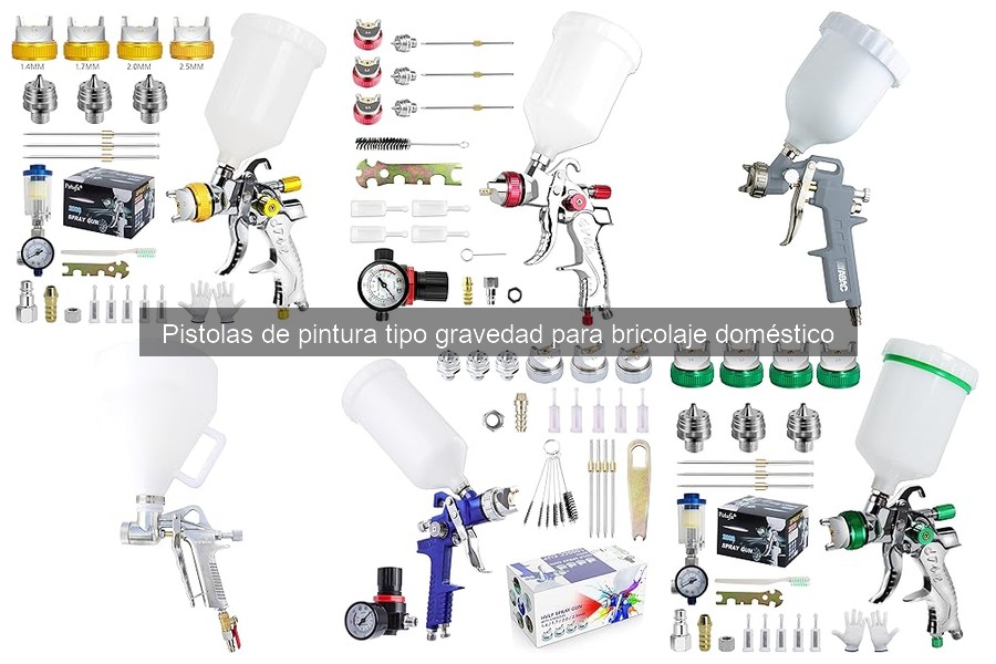 Mejores pistolas de pintura tipo gravedad para bricolaje